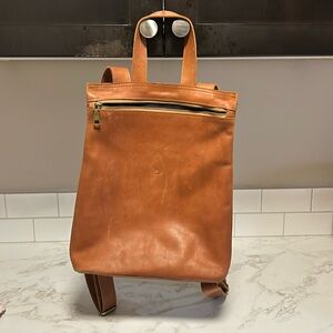 Real Leather back pack